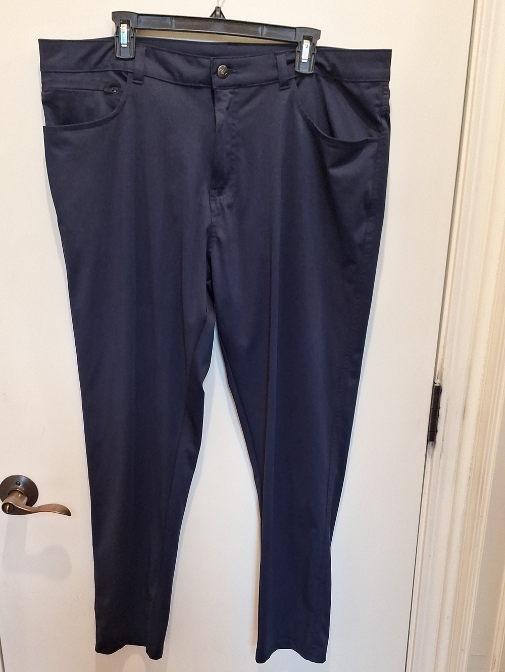 Men's Navy Stretch Dress Pants